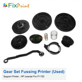 Gear Set Fussing Printer HP Laserjet Pro P1102 1005 1006 Used, Main Gear HP P1102